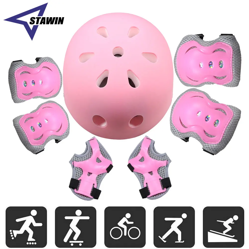 Scooter Helmet Set - Genouillères de casque de vélo pour