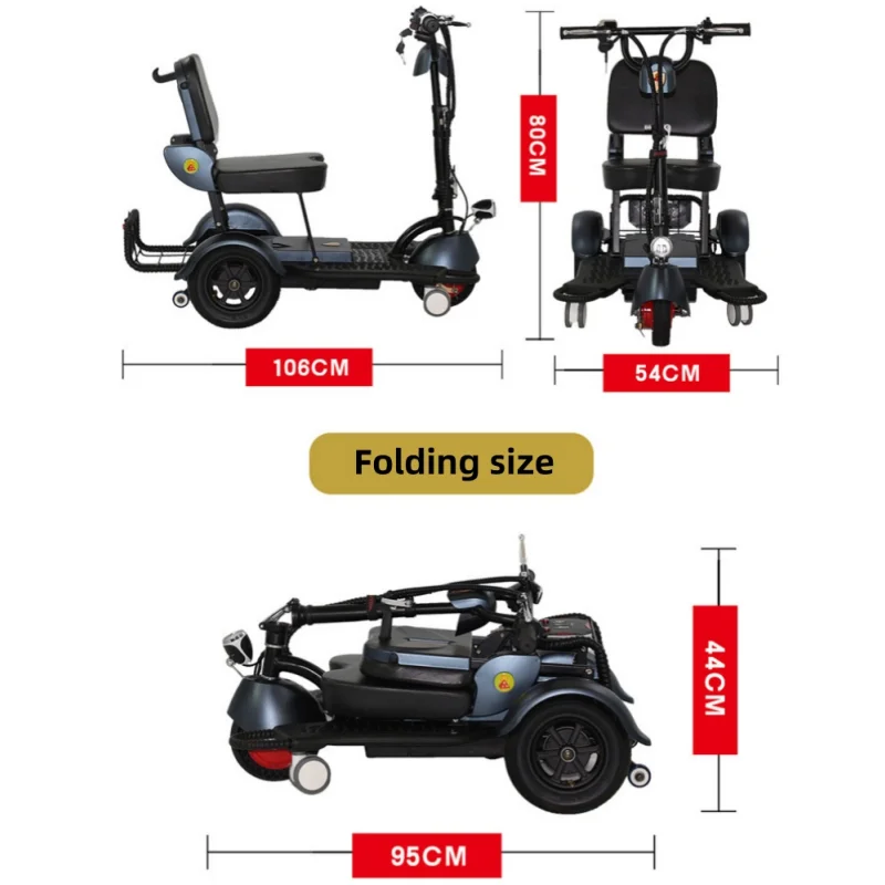 Tricycle électrique pliable po - Folding Electric Scooter avis et prix